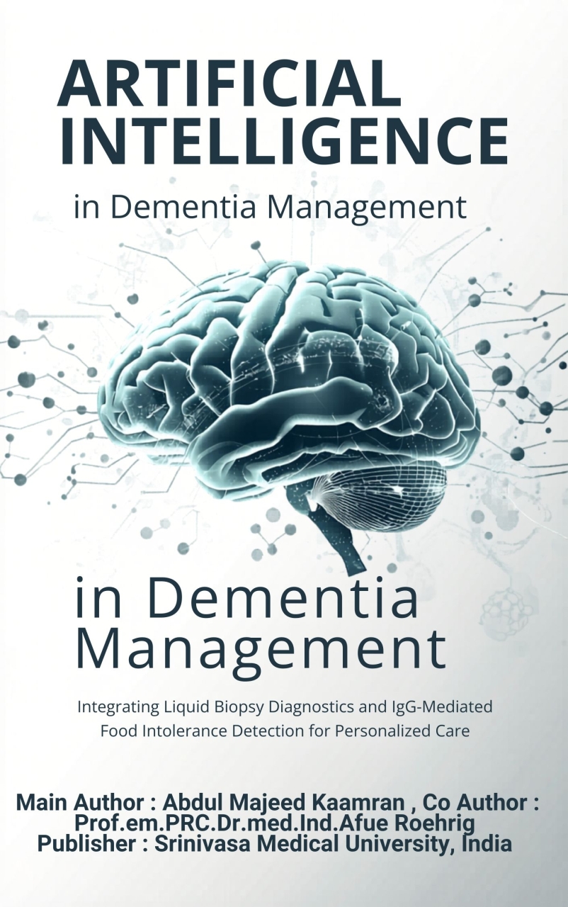 AI in Dementia Management Book Cover (Sage Green)